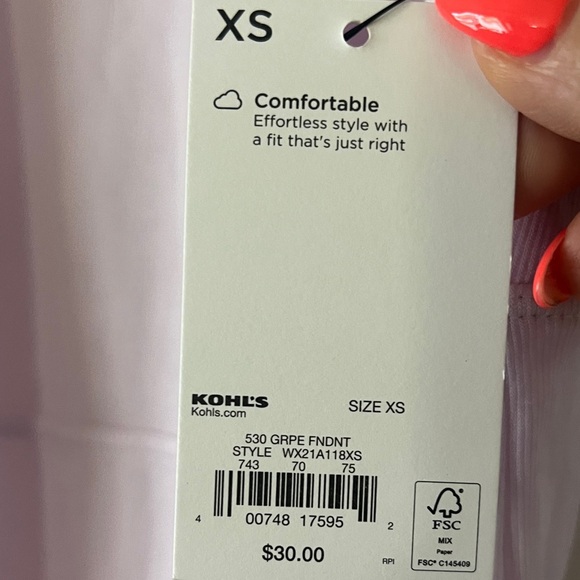 FLX mock neck loose fit top - Picture 3 of 4